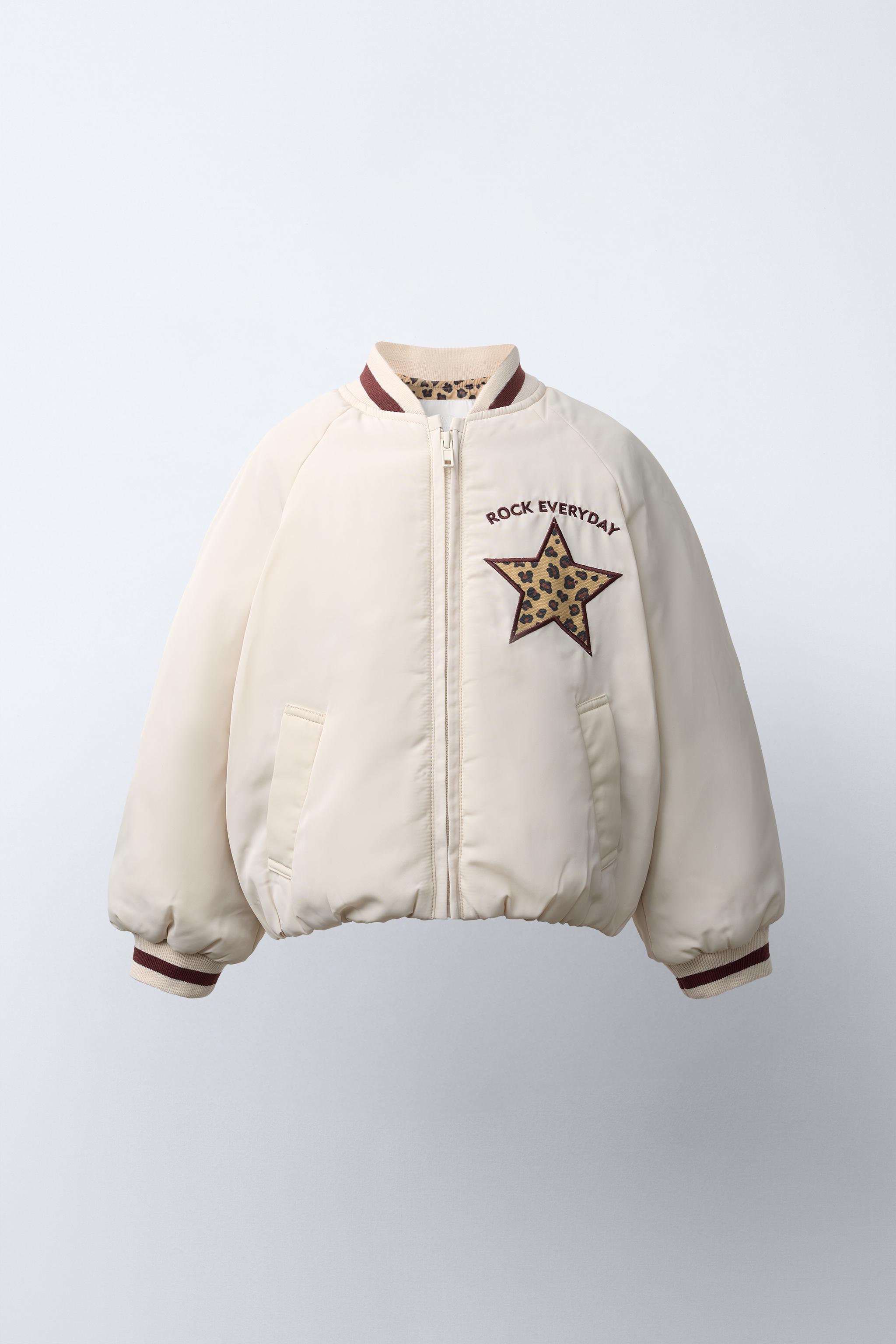 BLOUSON BOMBER À PIÈCES ANIMAL PRINT